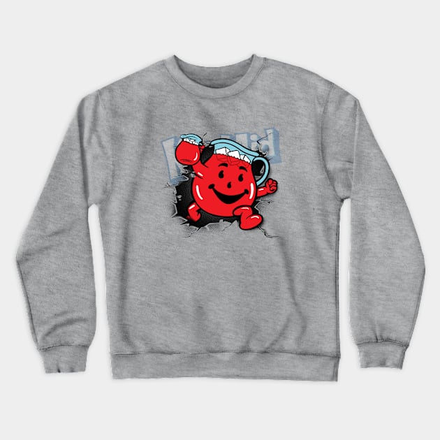 KOOL-AID! WALL BREAK  - 2.0 Crewneck Sweatshirt by ROBZILLA